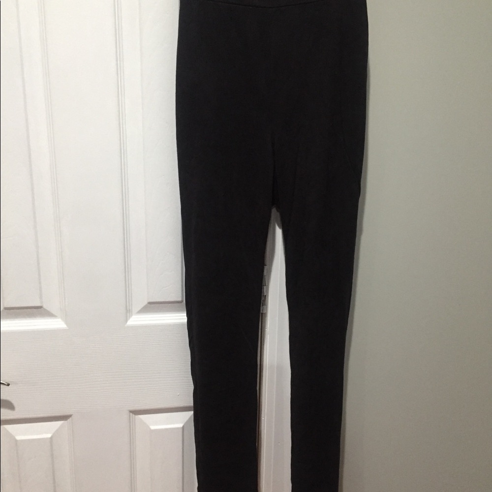 High Waisted Suede Pants.